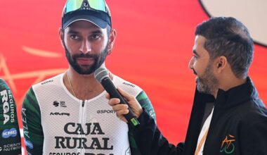 Fernando Gaviria during the recent Tour of Oman