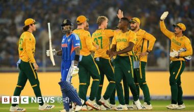 सुपर-8 के मुकाबले में दक्षिण अफ्रीका ने भारत को 76 रन से हराया