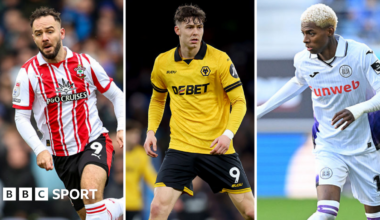 Adam Armstrong, Jacob Strand Larsen and Nilson Angulo