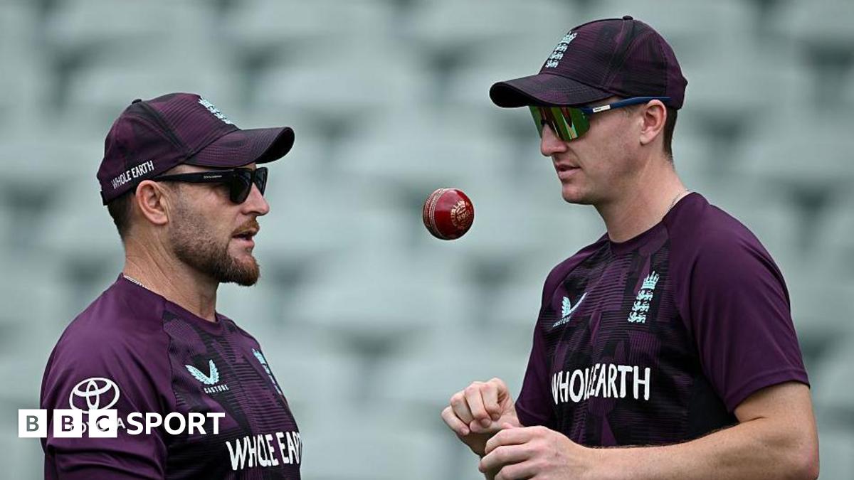 Brendon McCullum and Harry Brook