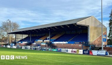 The Walks stadium where King's Lynn Town play and train.