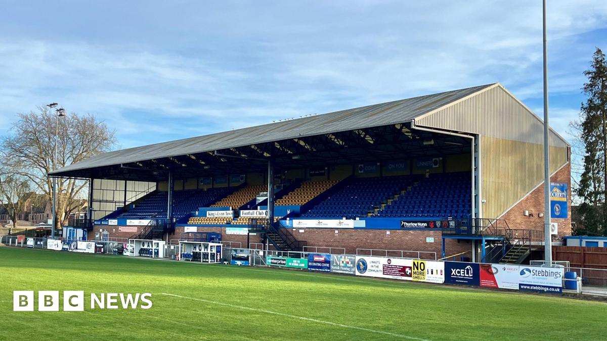 The Walks stadium where King's Lynn Town play and train.