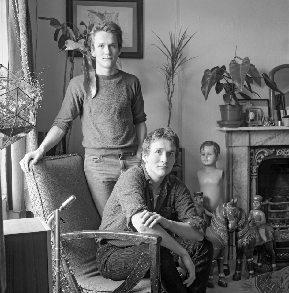 Anthony and Andrew Minion, Albany Street squat, 1980 © Joyce Edwards
