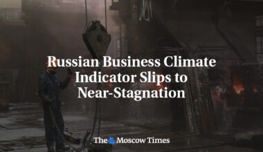 Russian Business Climate Indicator Slips to Near-Stagnation