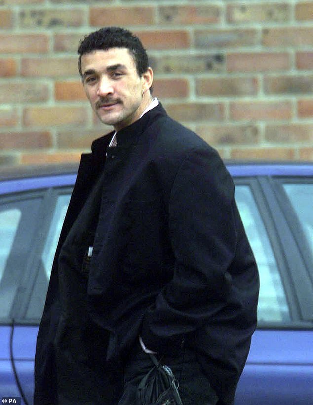 Brendon Fearon (pictured in December 1999) broke into Martin's Norfolk home with fellow burglar Mr Barras