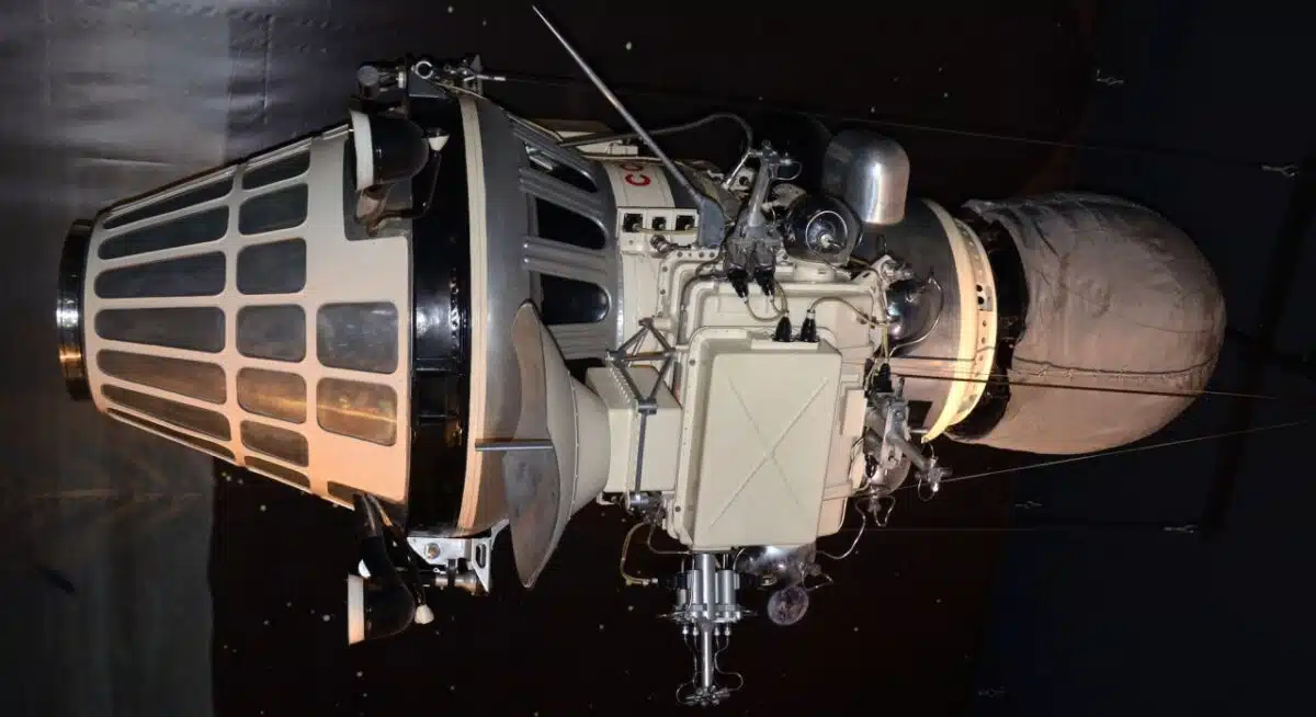 A Close Up Of The Luna 9 Spacecraft