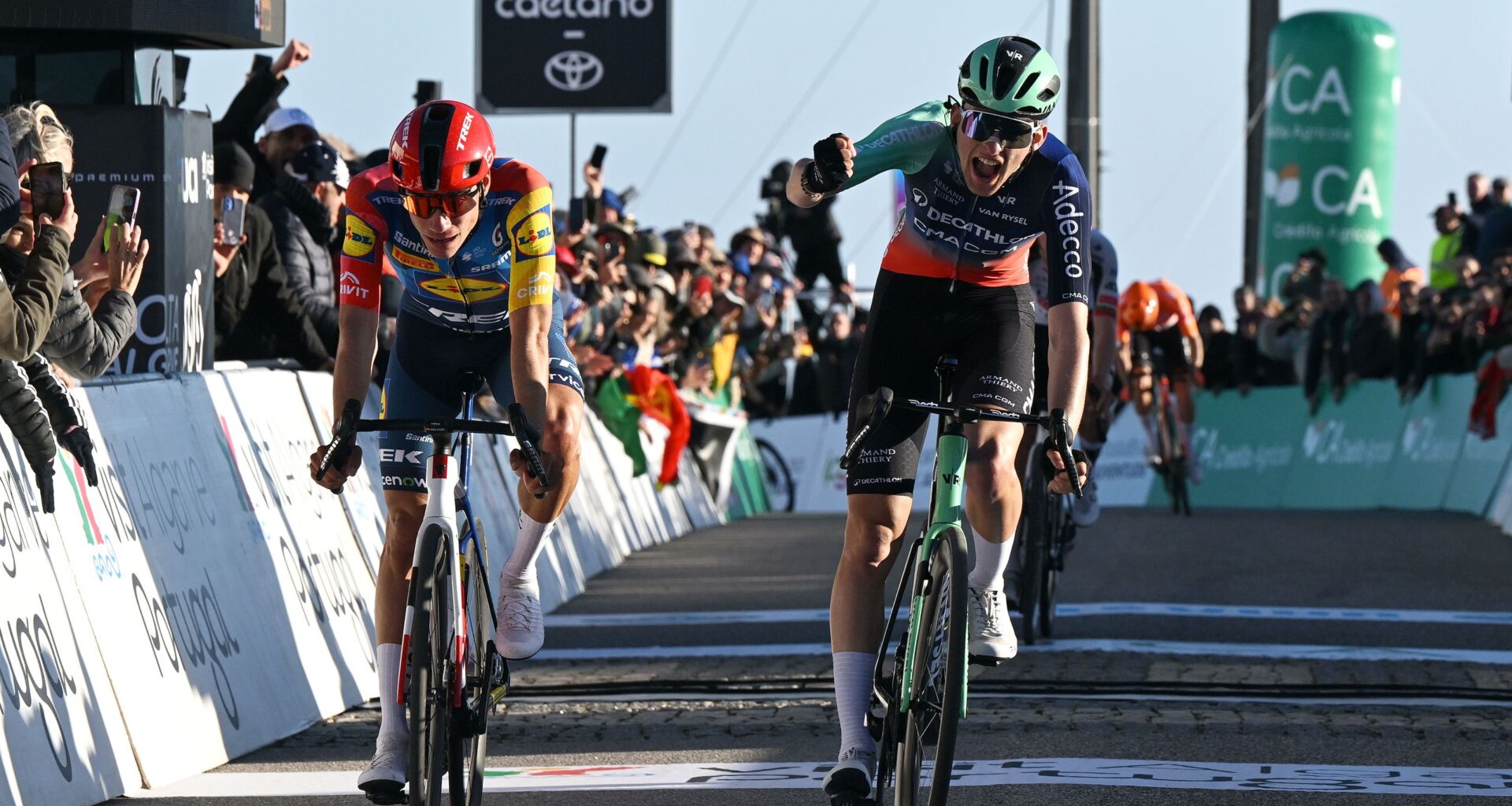'The first goal is already achieved, to win a race' – 19-year-old French phenom takes first pro victory, beating João Almeida, Juan Ayuso and Oscar Onley at Volta ao Algarve