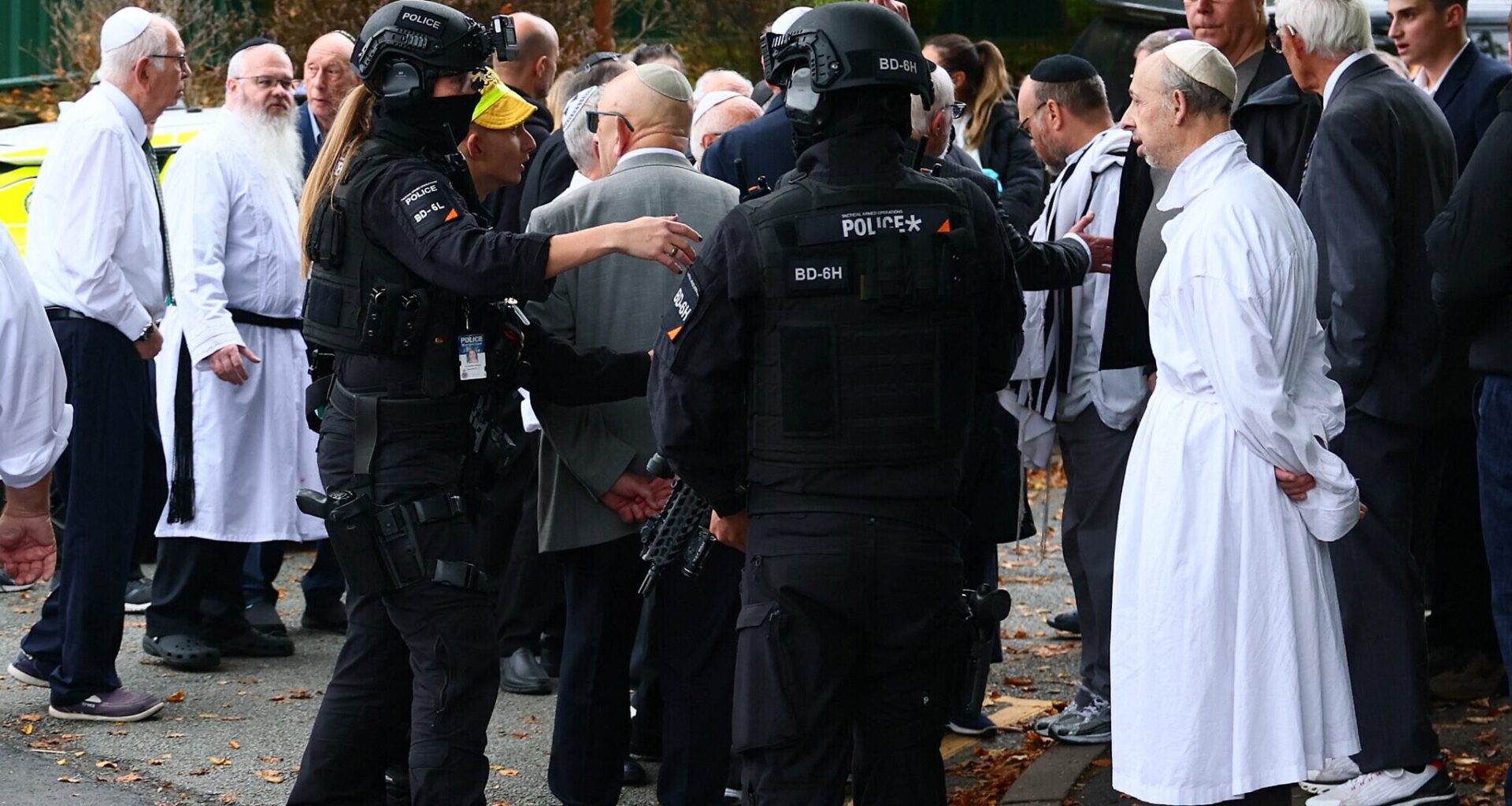 Antisemitic incidents in UK, led by Manchester attack, remained near record highs in 2025 -- report