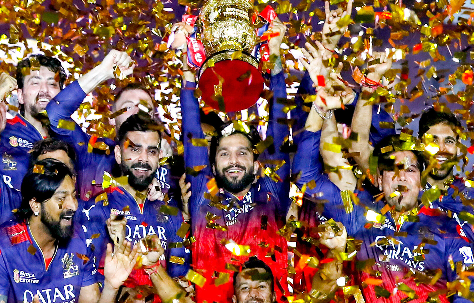 RCB celebrating title (Photo/ANI)