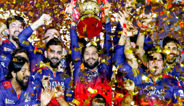 RCB celebrating title (Photo/ANI)