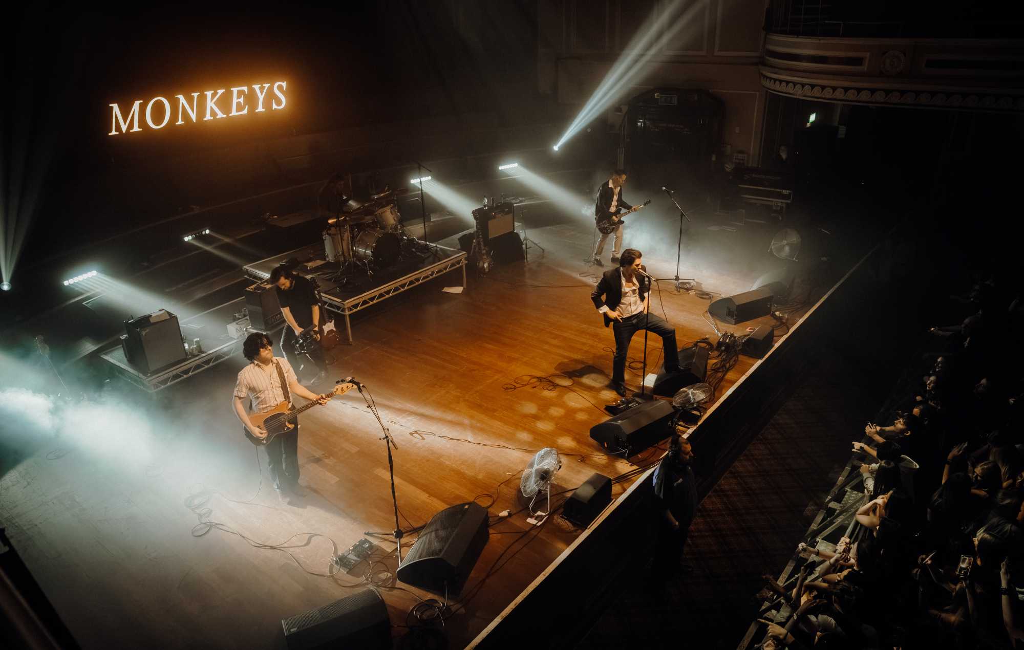 Arctic Monkeys tribute band Antarctic Monkeys. Credit: Macauley Cullen