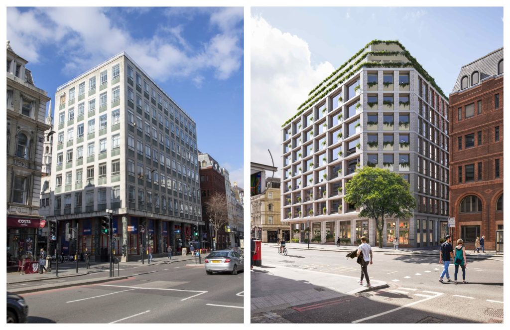 HOK gets go-ahead for revised ‘deep retrofit’ of 1950s City office
