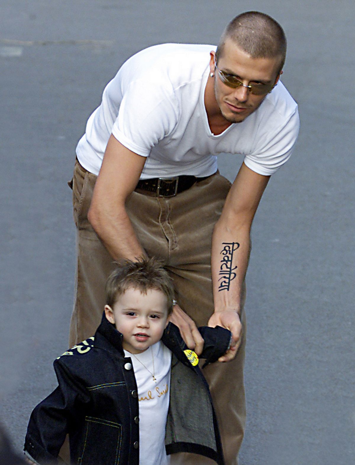 David Beckham was determined not to force his son in any given direction