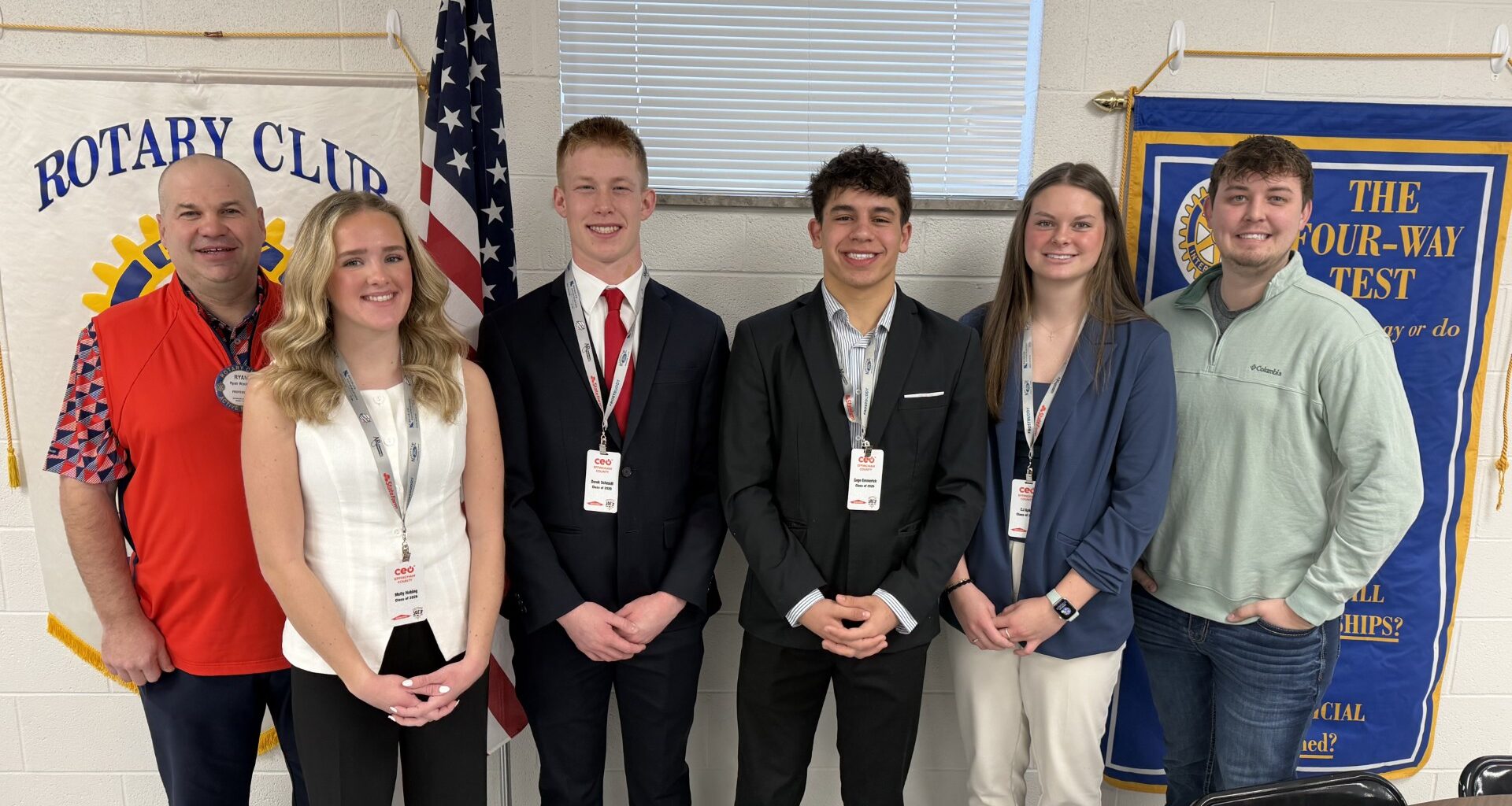 CEO Students Review Their Entrepreneurship Program for Sunrise Rotary