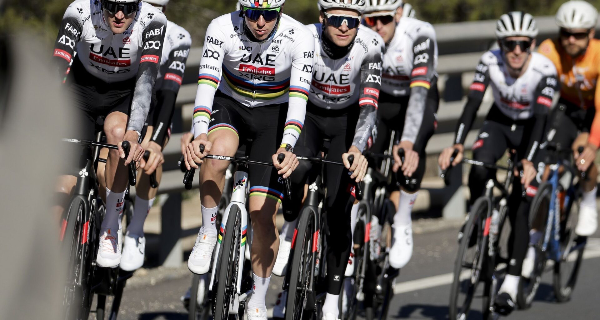 'This is about getting more views' – UAE Team Emirates-XRG using outriders to protect Tadej Pogačar from unwanted attention while training