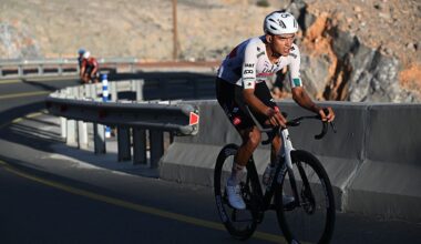 JEBEL MOBRAH, UNITED ARAB EMIRATES - FEBRUARY 18: Isaac Del Toro of Mexico and UAE Team Emirates - XRG competes during the 8th UAE Tour 2026, Stage 3 a 183km stage from Umm al Quwain to Jebel Mobrah 1229m / #UCIWT / on February 18, 2026 in Jebel Mobrah, United Arab Emirates. (Photo by Tim de Waele/Getty Images)