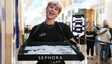 At Sephora in Cardiff