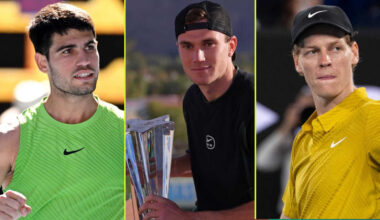 Ranking points Alcaraz, Sinner, Djokovic, Draper are defending