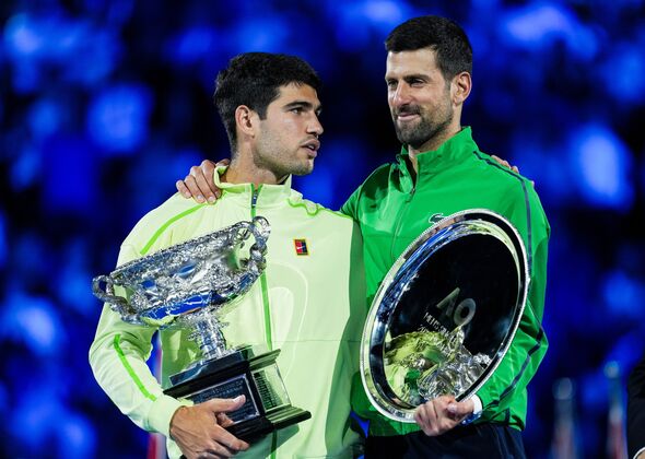 Carlos Alcaraz Novak Djokovic 2026 Australian Open - Day 15 Carlos Alcaraz Novak Djokovic 2026 Australian Open - Day 15