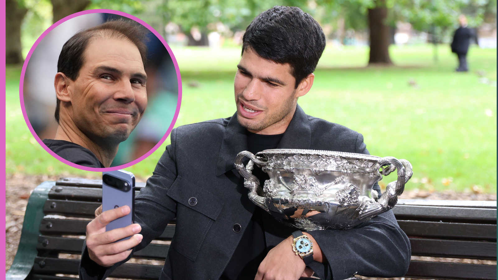 Carlos Alcaraz reveals tactical chat with Rafael Nadal moments after winning Australian Open