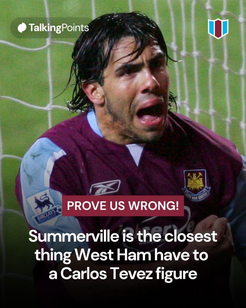 Carlos Tevez of West Ham United celebrates scoring his team's first goal from the penalty spot during the Barclays Premiership match between Blackburn Rovers and West Ham United at Ewood Park on March 17, 2007 in Blackburn, England.