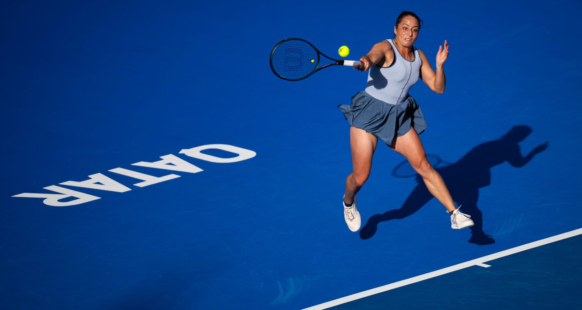 Inspired by Winter Olympics skiers, Cocciaretto upsets Gauff in Doha