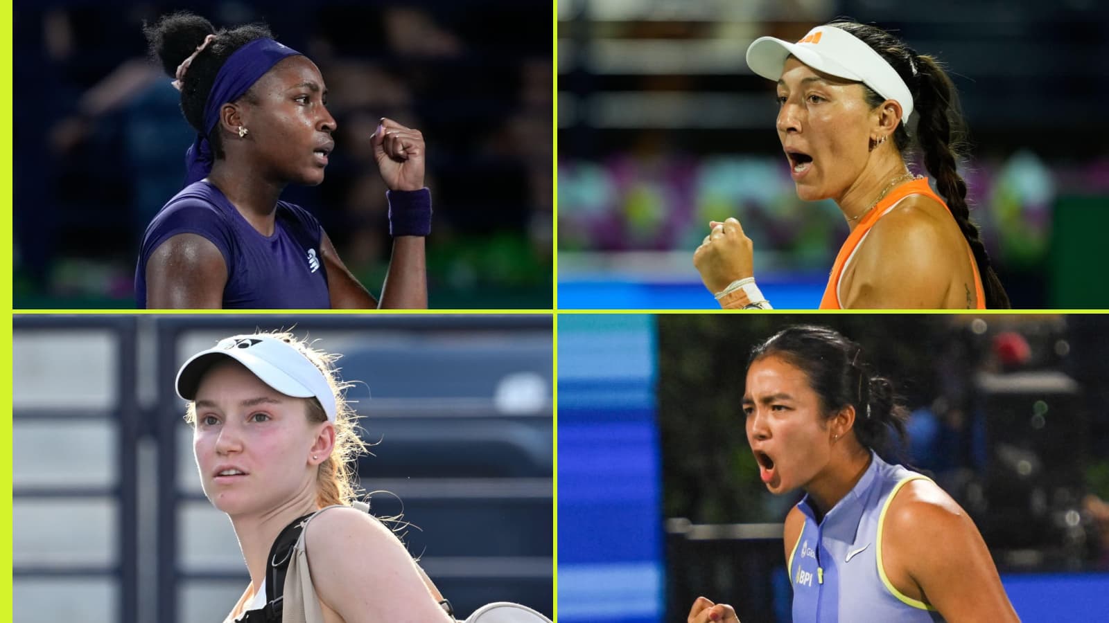 Eala soars, Gauff & Pegula close gap to Rybakina & Swiatek