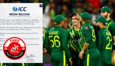 Fake ICC 'media release' announcing ban on Pakistan viral across social media platforms