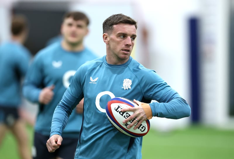 George Ford at an England training session. Photograph: David Rogers/Getty Images