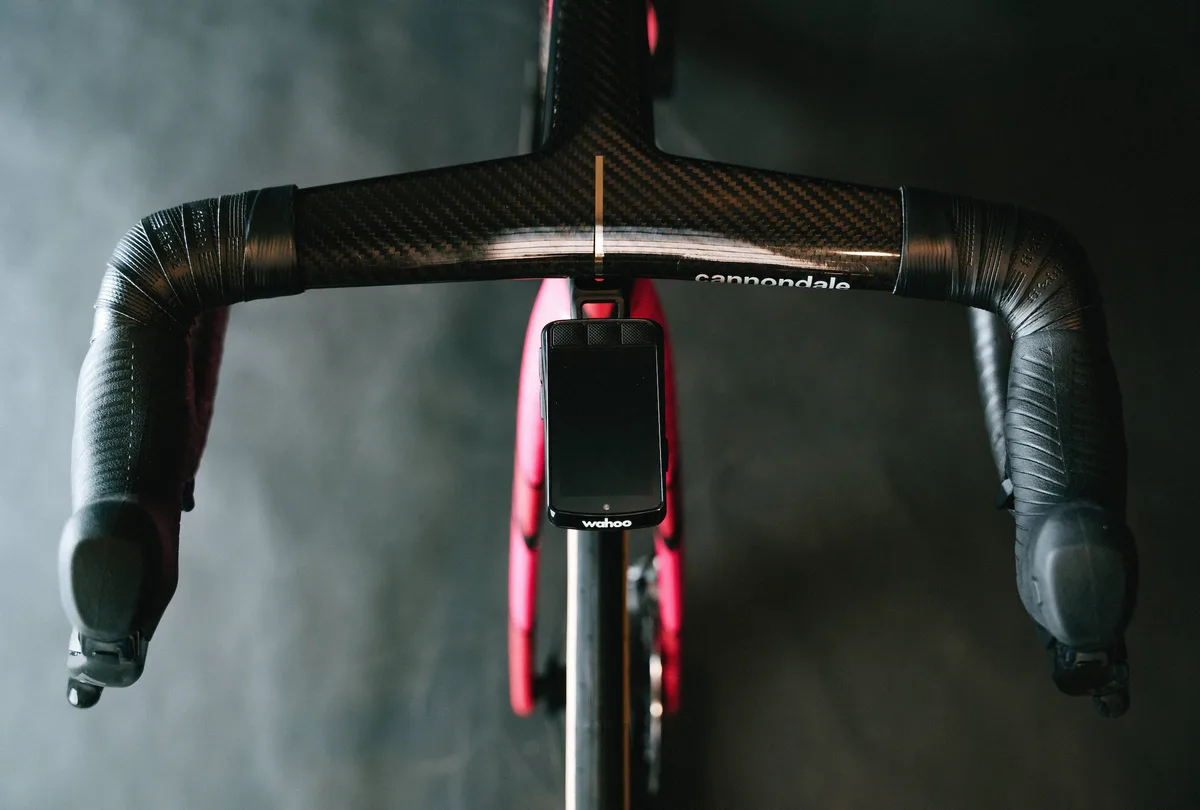 Cannondale SuperSix EF Pro Cycling handlebar.