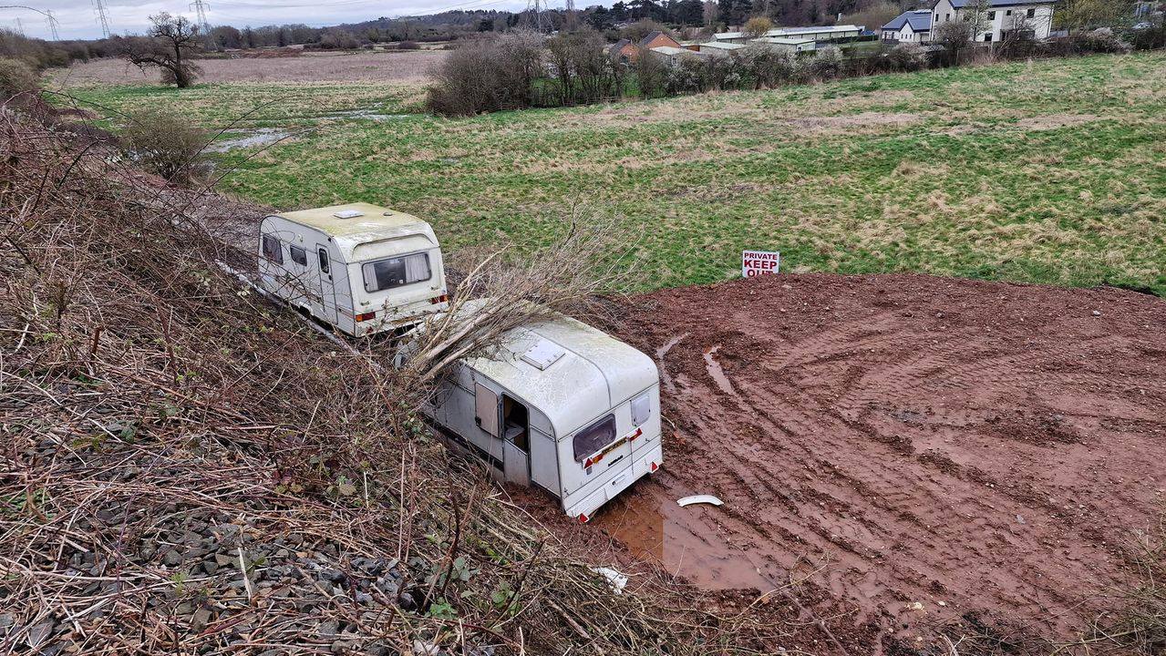 Damage to Radcliffe-on-Trent to Cotgrave greenway, Nottinghamshire 2