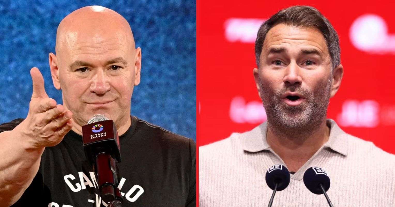 Eddie Hearn responds to Dana White’s recent criticism as rivalry intensifies