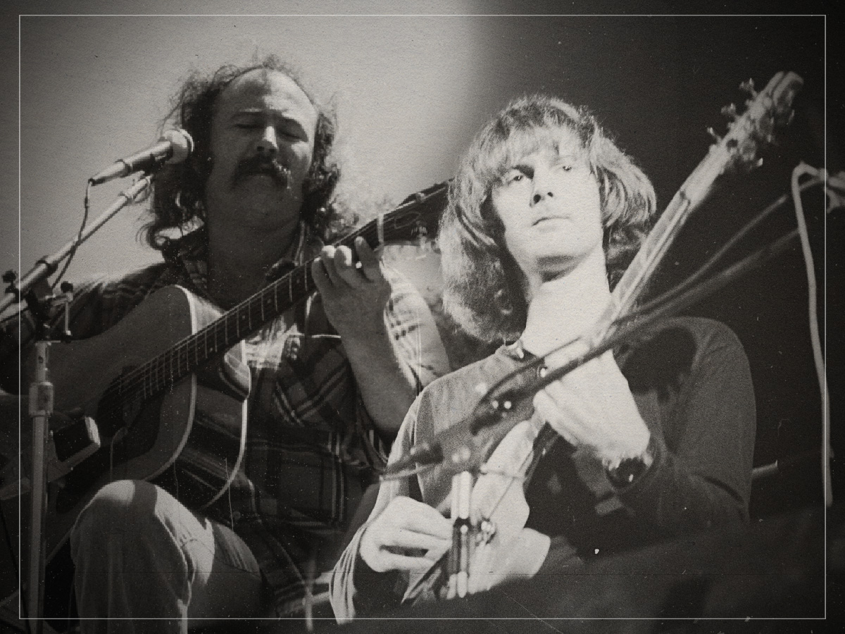 David Crosby's strange one-way feud with Roger McGuinn