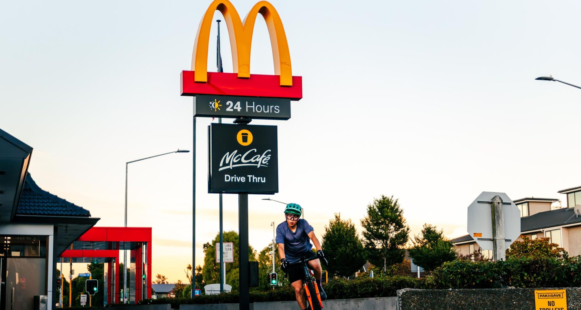 Riding 500km around a McDonald's drive-thru