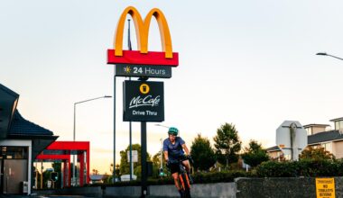 Riding 500km around a McDonald's drive-thru