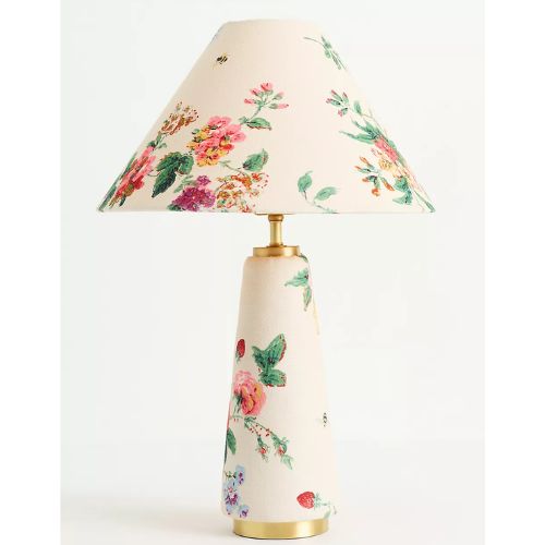 AnthroHome, Lulu Printed Fabric Upholstered Empire Table Lamp