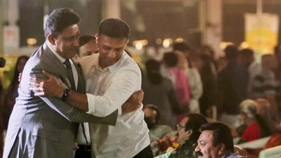 Chinnaswamy Stadium to have stands named after Anil Kumble and Rahul Dravid. (PTI)