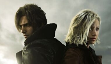 Game cover art of Leon and Grace Ashcroft