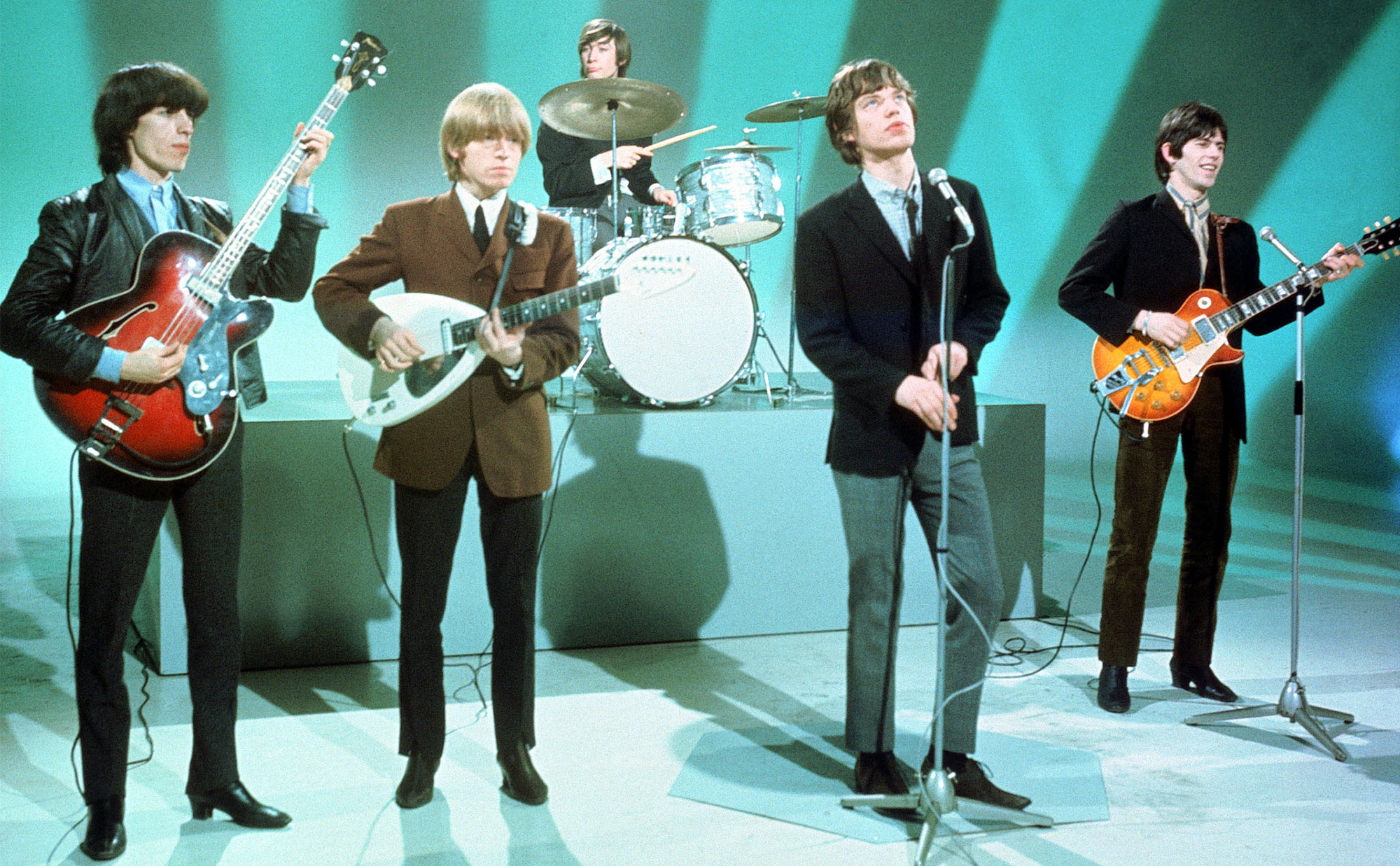 B5WKMJ ROLLING STONES UK rock group in 1964