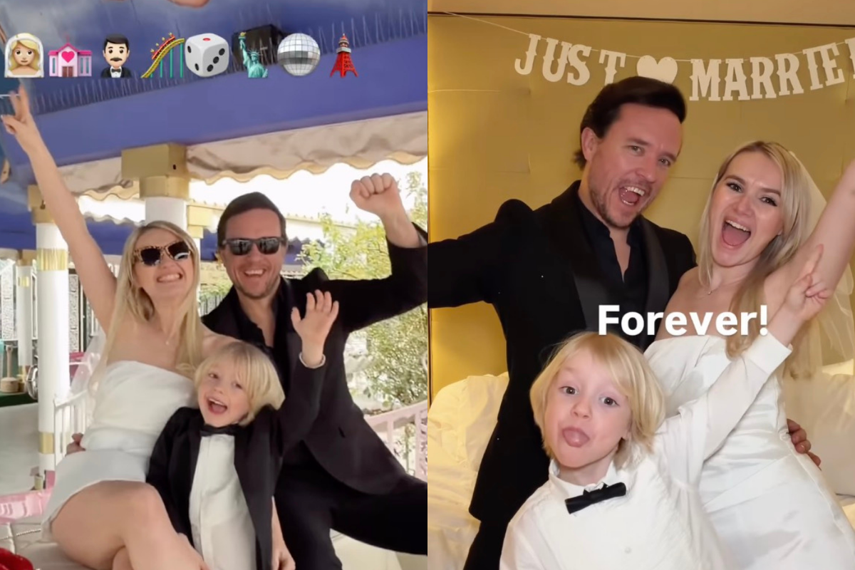 EastEnders star elopes in Vegas and gives first glimpse into married life - The Independent