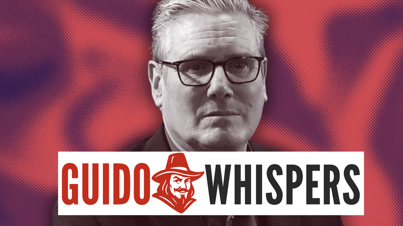 Guido Whispers: Starmer in the Red - Guido Fawkes