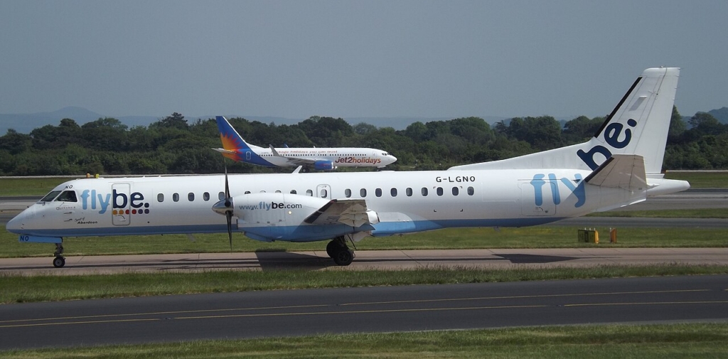 Loganair Flybe Saab 2000