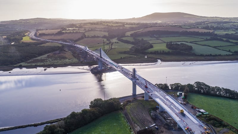 The Rose Fitzgerald Kennedy Bridge over the river Barrow