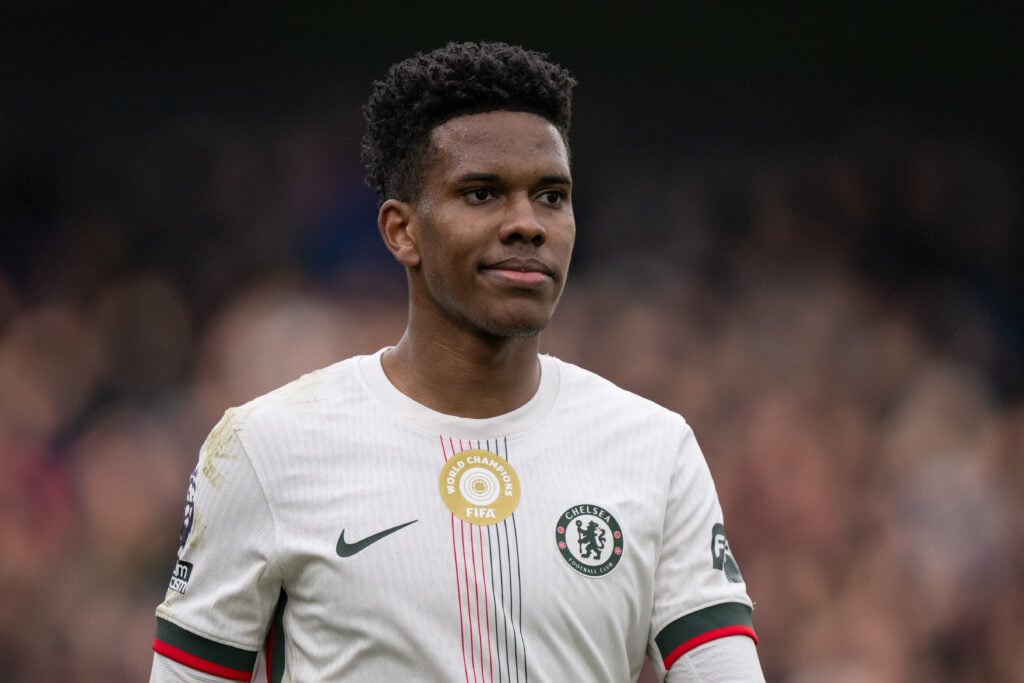 Estevao of Chelsea looks on during the Premier League match between Crystal Palace and Chelsea