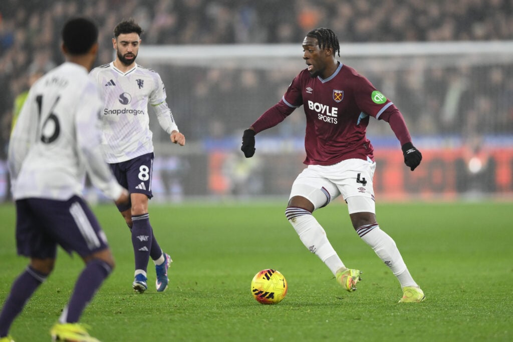 Axel Disasi West Ham United v Manchester United - Premier League