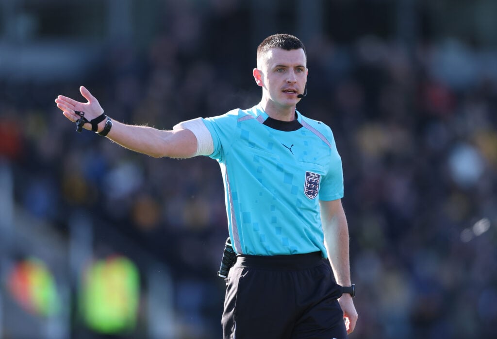Lewis Smith is set to referee his first Chelsea game against Burnley.