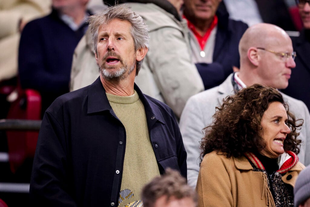 Edwin van der Sar watching Ajax