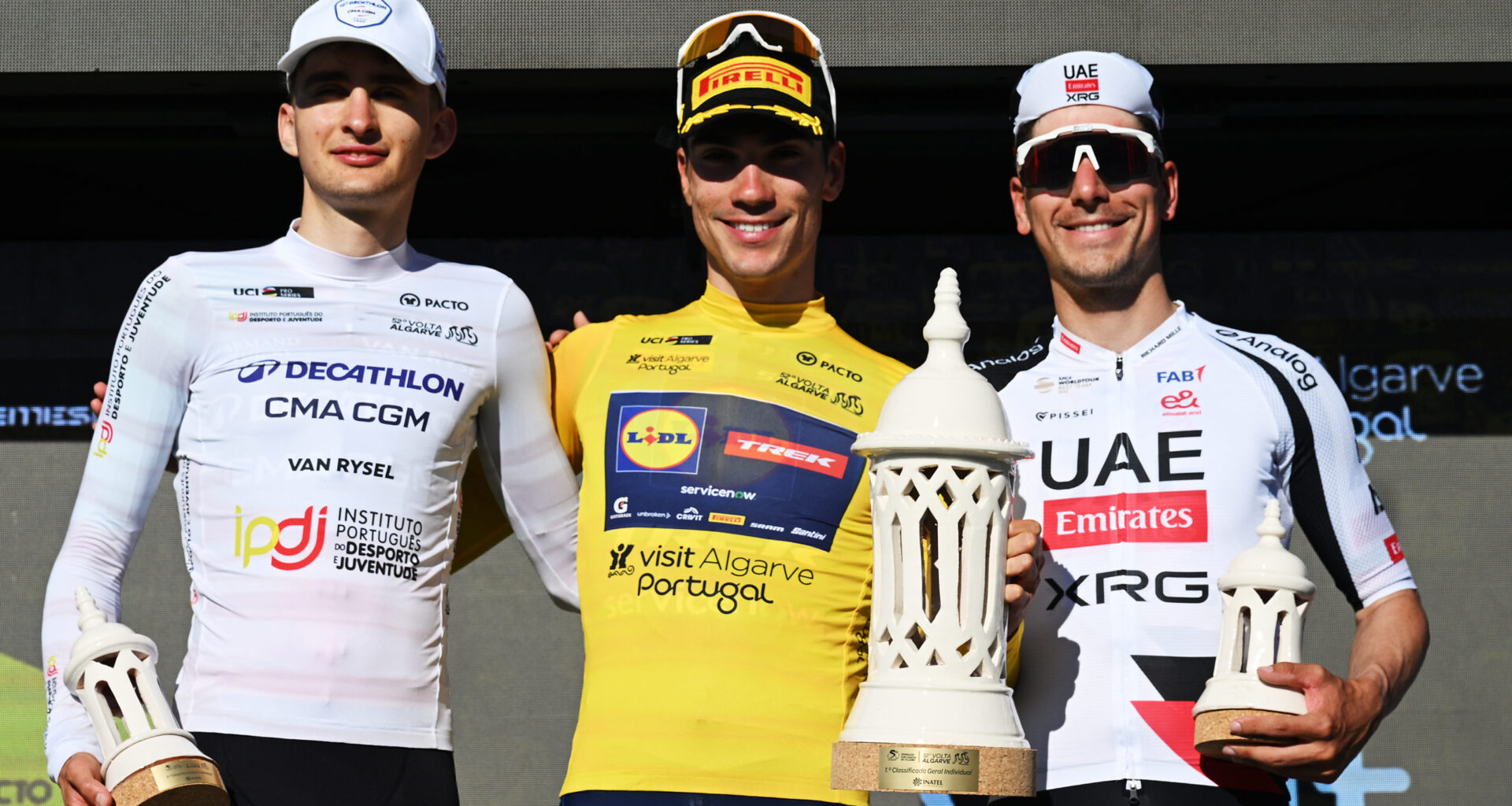 ‘This win is for the team’ - Juan Ayuso takes the victory in Algarve