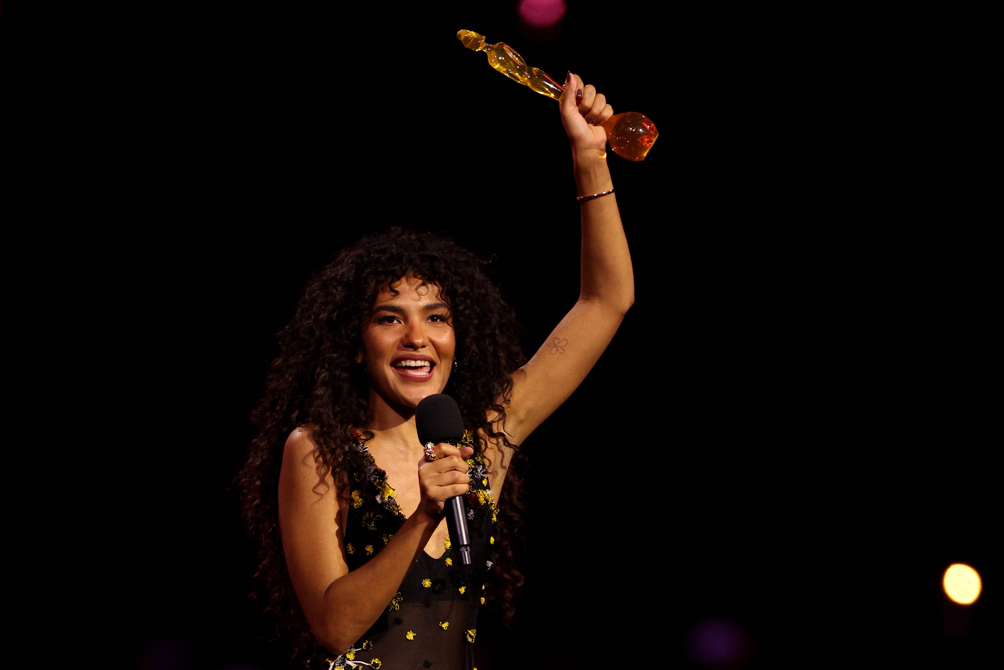 Olivia Dean won Artist of the Year at the 2026 Brit Awards