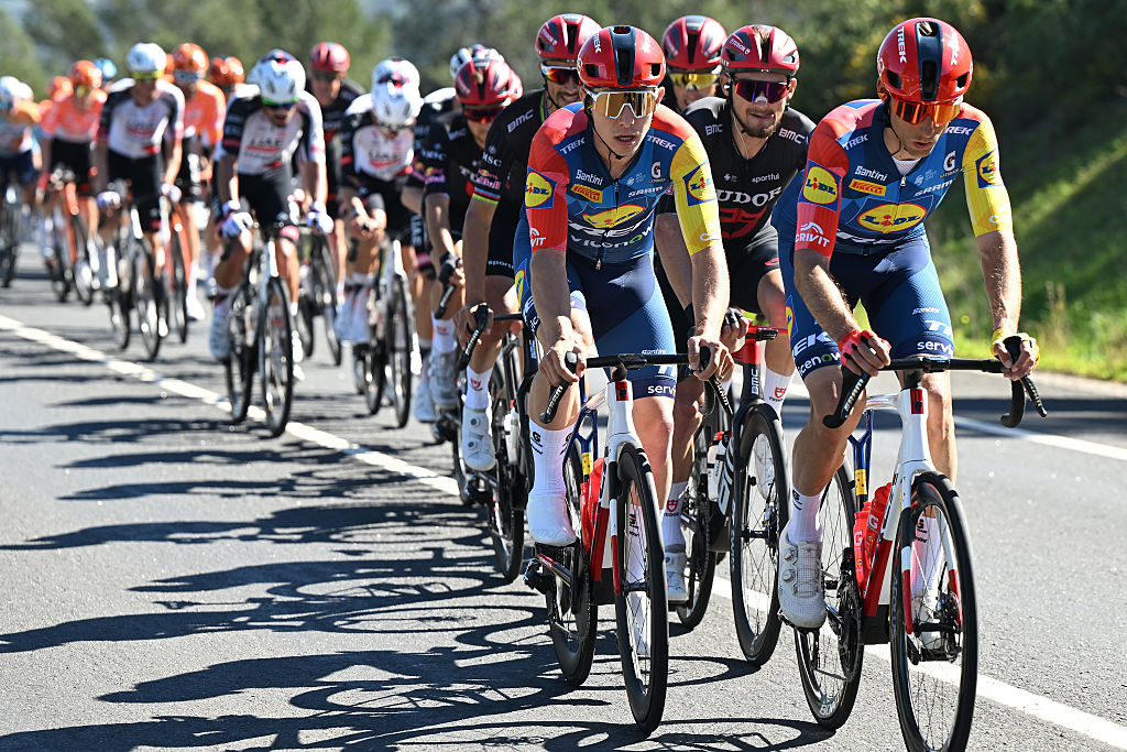 LAGOS, PORTUGAL - FEBRUARY 21: Tim Torn Teutenberg of Germany and Team Lidl - Trek competes during the 52nd Volta ao Algarve em Bicicleta 2026, Stage 4 a 175.1km stage from Albufeira to Lagos on February 21, 2026 in Lagos, Portugal. (Photo by Dario Belingheri/Getty Images)